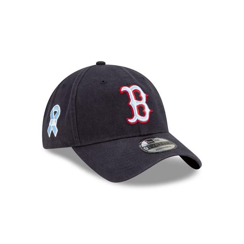 MLB Boston Red Sox Father's Day 9Twenty Adjustable (BJJ0323) - Blue New Era Caps